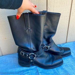 Frye Moto Harness boots w/ Buckle